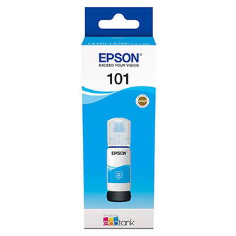 Epson originální ink C13T03V24A, 101, cyan, 70ml, Epson EcoTank L6160,L6170,L6190,L4150,L4160