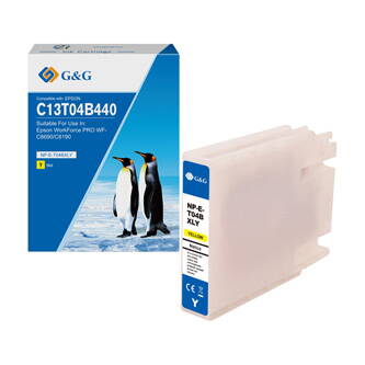 G&G kompatibilní ink s C13T04B440, yellow, NP-E-T04BXLY-A, pro Epson WF-C81xx, WF-C86xx