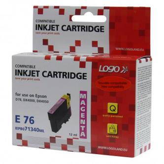 Logo kompatibilní ink s C13T07134011, magenta, 12ml, pro Epson D78, DX4000, DX4050, DX5000, DX5050, DX6000, DX605