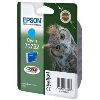 Epson originální ink C13T079240, cyan, 11,1ml, Epson Stylus Photo 1400