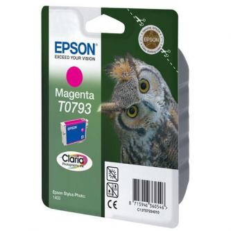Epson originální ink C13T079340, magenta, 11,1ml, Epson Stylus Photo 1400