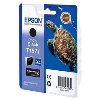 Epson originální ink C13T15714010, photo black, 25,9ml, Epson Stylus Photo R3000