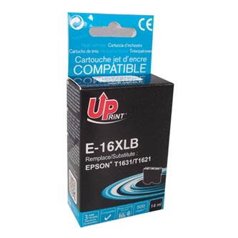 UPrint kompatibilní ink s C13T16314010, T163140, 16XL, black, 500str., 14ml, E-16XLB, pro Epson WorkForce WF-2540WF, WF-2530WF, WF