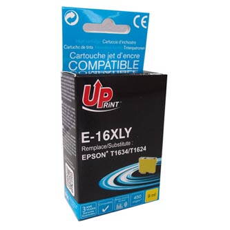 UPrint kompatibilní ink s C13T16344010, T163440, 16XL, yellow, 450str., 9ml, E-16XLY, pro Epson WorkForce WF-2540WF, WF-2530WF, WF