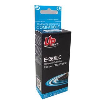 UPrint kompatibilní ink s C13T26324010, T263240, 26XL, cyan, 700str., 15ml, E-26XLC, pro Epson Expression Premium XP-800, XP-700,