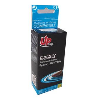 UPrint kompatibilní ink s C13T26344010, T263440, 26XL, yellow, 700str., 15ml, pro Epson Expression Premium XP-800, XP-700, XP-600