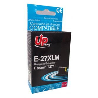 UPrint kompatibilní ink s C13T27134010, 27XL, magenta, 1100str., 13ml, E-27XLM, pro Epson WF-3620, 3640, 7110, 7610, 7620
