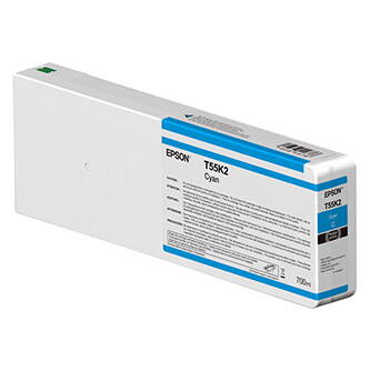 Epson originální ink C13T55K200, cyan