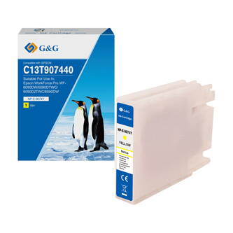G&G kompatibilní ink s C13T907440, yellow, NP-E-9074Y, pro Epson WorkForce Pro WF-6090DW