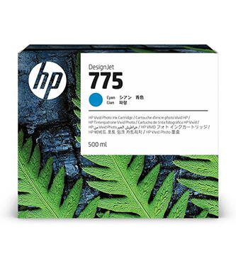 HP originální ink 1XB17A, HP 775, Cyan, 500ml