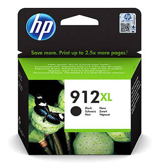 HP originální ink 3YL84AE, HP 912XL, black, 825str., high capacity, HP Officejet 8012, 8013, 8014, 8015 OJ Pro 8020