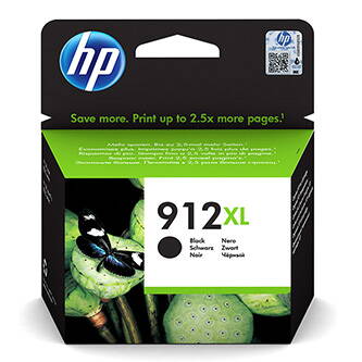 HP originální ink 3YL84AE#301, HP 912XL, black, blistr, 825str., high capacity, HP Officejet 8012, 8013, 8014, 8015 OJ Pro 8020