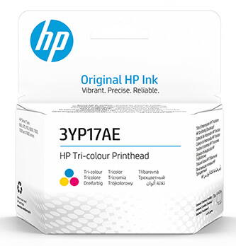HP originální tisková hlava 3YP17AE, Tri-color, HP Smart Tank 670, 675