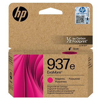 HP originální ink EvoMore 4S6W7NE, HP 937e, magenta, 1650str.