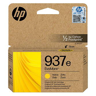 HP originální ink EvoMore 4S6W8NE, HP 937e, yellow, 1650str.