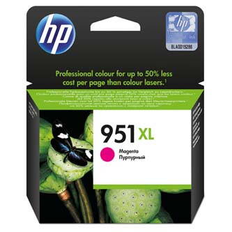 HP originální ink CN047AE, HP 951XL, magenta, 1500str., 17ml, HP Officejet Pro 276dw, 8100 ePrinter,8620