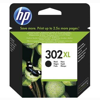 HP originální ink sada F6U68AE, HP 302XL, black, blistr, 480str., 8,5ml, HP