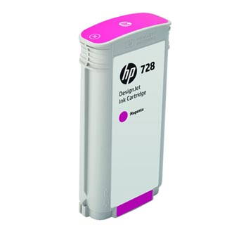 HP originální ink F9J66A, HP 728, magenta, 130ml, HP DesignJet T730, DesignJet T830, DesignJet T830 MFP