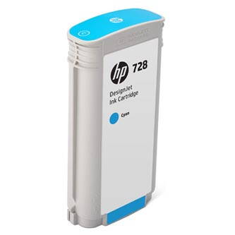 HP originální ink F9J67A, HP 728, cyan, 130ml, HP DesignJet T730, DesignJet T830, DesignJet T830 MFP
