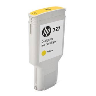 HP originální ink F9J78A, HP 727, yellow, 300ml, HP DesignJet T1530,T2530,T930,T1500,T2500,T920