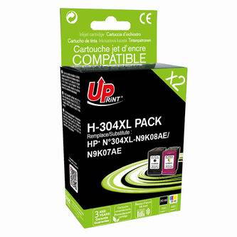 UPrint kompatibilní ink s N9K08AE+N9K07AE, HP 304XL, black/color, 700/400str., 20/18ml, H-304XL BK/CL PACK, pro HP DeskJet 2620,26