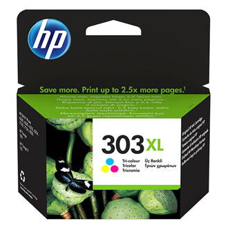 HP originální ink T6N03AE, HP 303XL, color, 415str., high capacity, HP ENVY Photo 6230, 7130, 7134, 7830