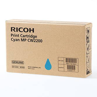 Ricoh originální ink 841636, 841640, cyan, Ricoh MPC W2200SP, MP CW2201