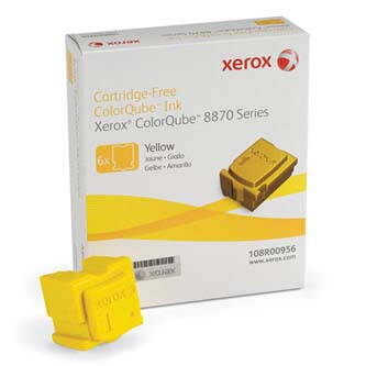 Xerox originální ink 108R00956, yellow, 17300str., Xerox ColorQube 8870, západní Evropa