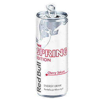Energy drink, Spring edition, 24ks v kartonu, cena za 1ks, Red Bull cherry sakura