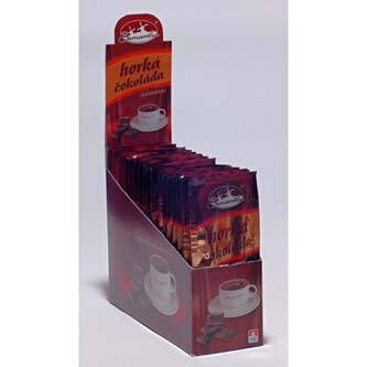 Horká čokoláda, 400g, cena za 1 kus, kartonek, Samantha čokoláda 20-pack