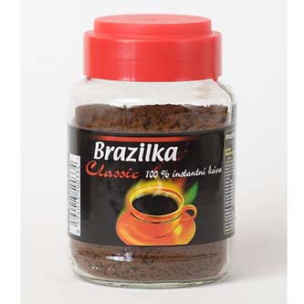 Káva instantní, Brazilka Classic, 100g, sklo, standard
