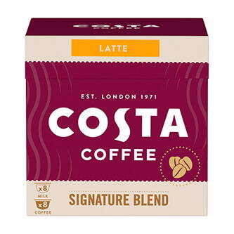 Kávové kapsle Dolce Gusto café au lait, Signature Blend Latte, 16 kapslí, krabička
