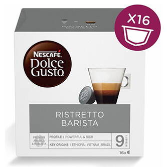 Kávové kapsle Nescafé Dolce Gusto ristretto, barista, 3x16 kapslí, velkoobchodní balení karton