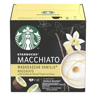 Kávové kapsle Starbucks macchiato vanilla, 3x12 kapslí, velkoobchodní balení karton