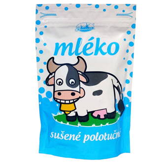 Mléko sušené, Samantha, 150g, polotučné, sáček, Samantha