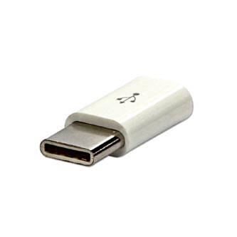 Redukce USB, (3.1), USB C (3.1) M-USB micro (2.0) F, 0, bílá