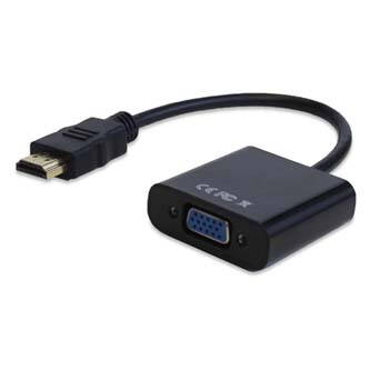 Video Redukce, HDMI M-VGA (D-Sub) F, 0, černá