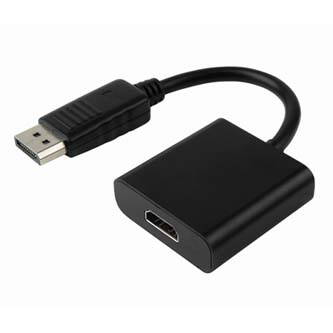 Video Redukce, DisplayPort M-HDMI F, 0, HDMI STANDARD, černá, Logo, blistr