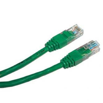 UTP patchcord, Cat.5e, RJ45 M-5m, nestíněný, zelený, economy