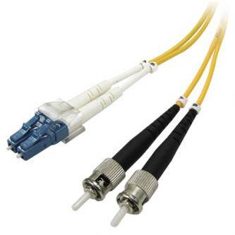 Optický PatchCord Single mode (9/125), LC/ST, 1m, economy