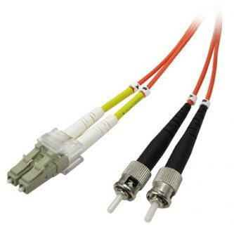 Optický PatchCord Multi mode (62,5/125), LC/ST, 1m, economy