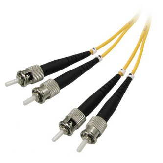 Optický PatchCord Single mode (9/125), ST/ST, 2m, economy