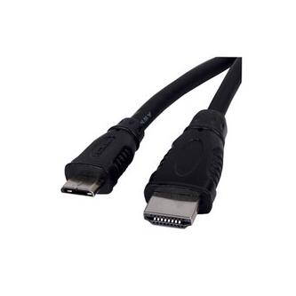 HDMI M- HDMI (mini) M, HDMI HIGH SPEED with ETHERNET, 2m, černý