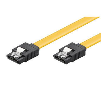 Kabel k hardisku datový SATA, SATA M- SATA M, 0.5m, žlutý, 6 Gb/s