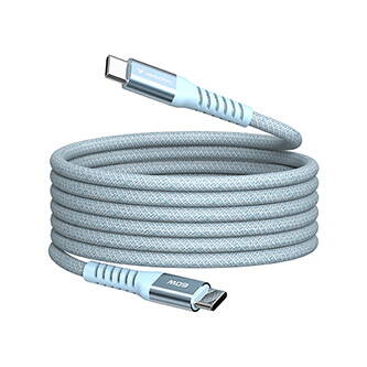 Verbatim USB kabel USB C samec - USB C samec, 60W, 1.2m, magnetický, modrý, box, 31852