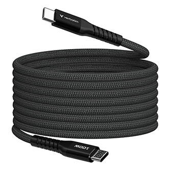 Verbatim USB-C kabel USB C samec - USB C samec, 100W, 2m, magnetický, černý, box, 32410
