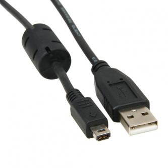 Kabel USB (2.0), USB A M- 14 pin M, 1.8m, černý, Logo, blistr, FUJI