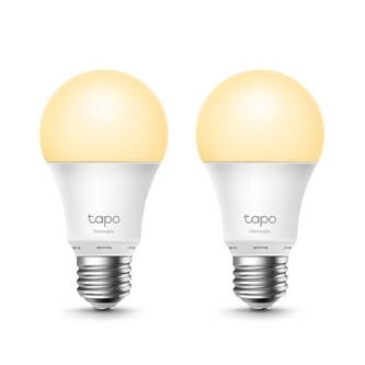 LED žárovka TP-LINK A27, 220-240V, 8.7W, 806lm, 2700k, teplá, 15000h, stmívatelná chytrá Wi-Fi žárovka, 2- pack