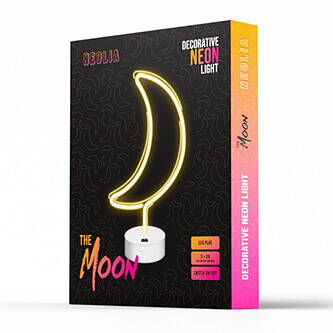Neon on a stand MOON white NNE06 Neolia