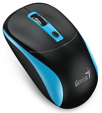 Myš bezdrátová, Genius NX-7123, černo-modrá, optická, 1200DPI